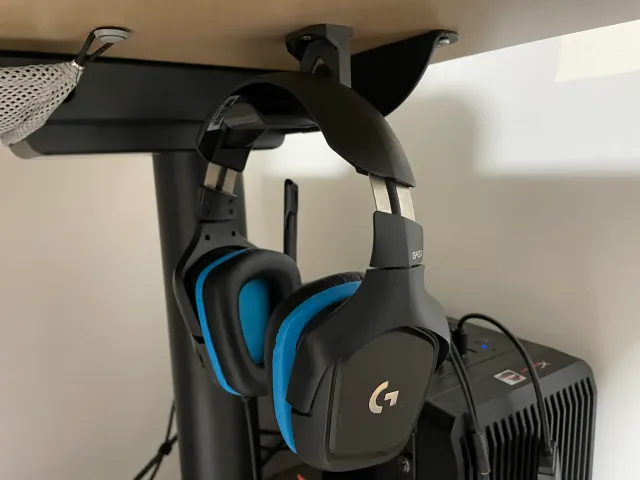 Under the desk Gaming Headset Hanger