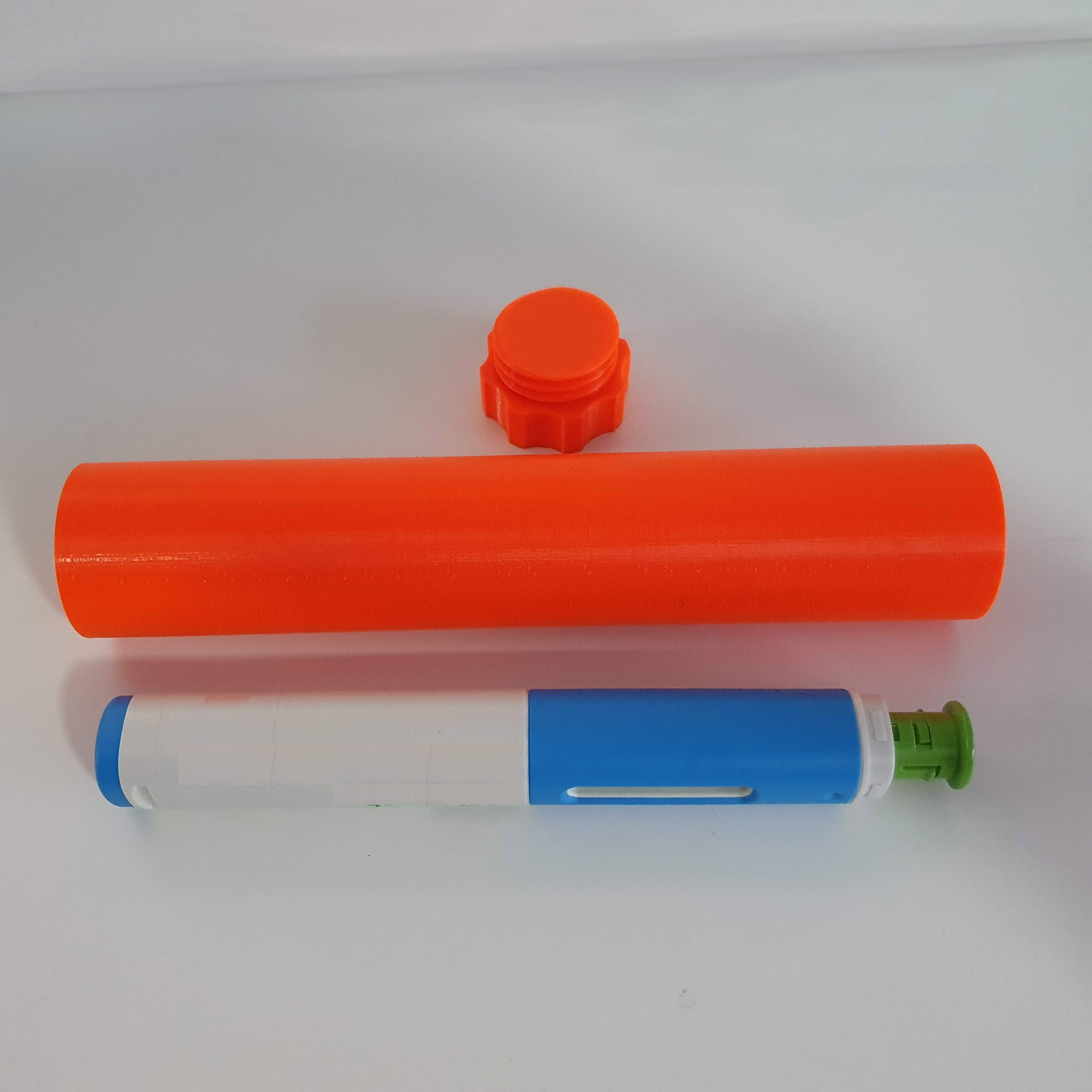 Travel Sharps Container Prefilled Injector pen by Martin Lyne