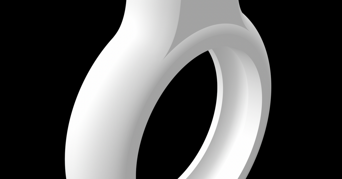 Apple AirTag Key Ring by Minietec Download free STL model