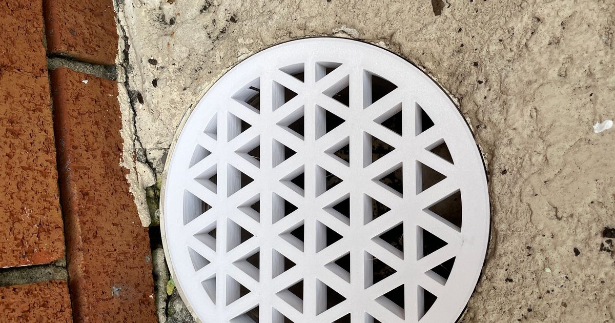 Drain Cover Replacement by Valhalalala Download free STL model