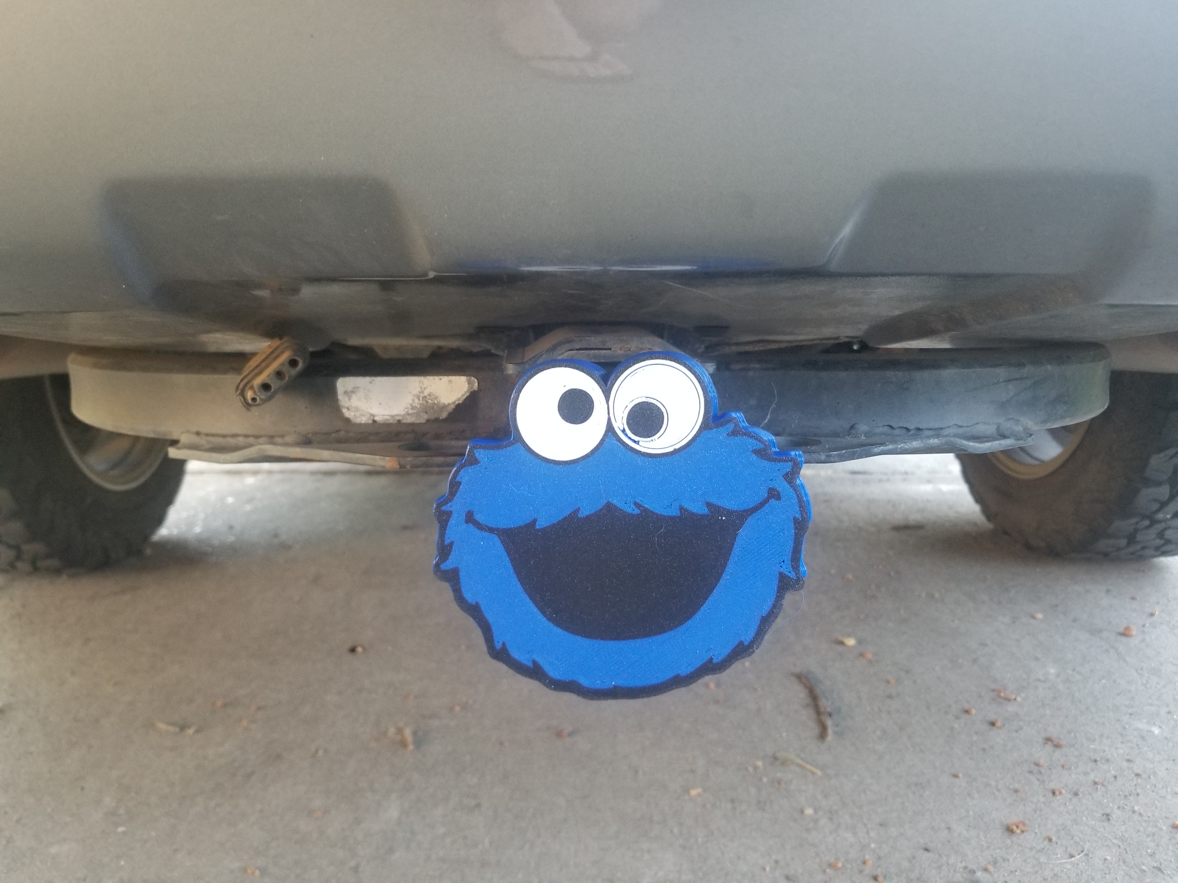 Cookie Monster Hitch Cover
