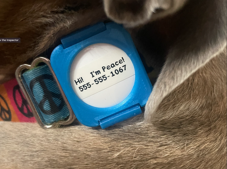 AirTag Holder for Dog Collars or Backpack Straps (F3D included) by GeekToyBox Download free