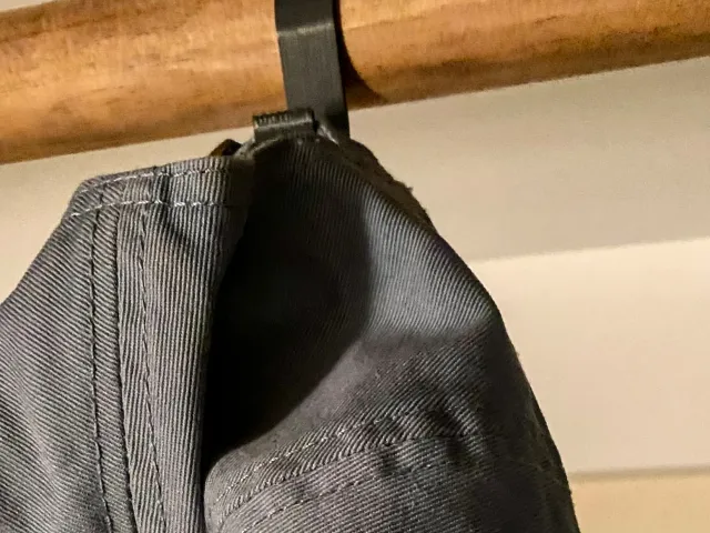 Hat Hook for 1 1/8 or 3cm dowel hanger rack