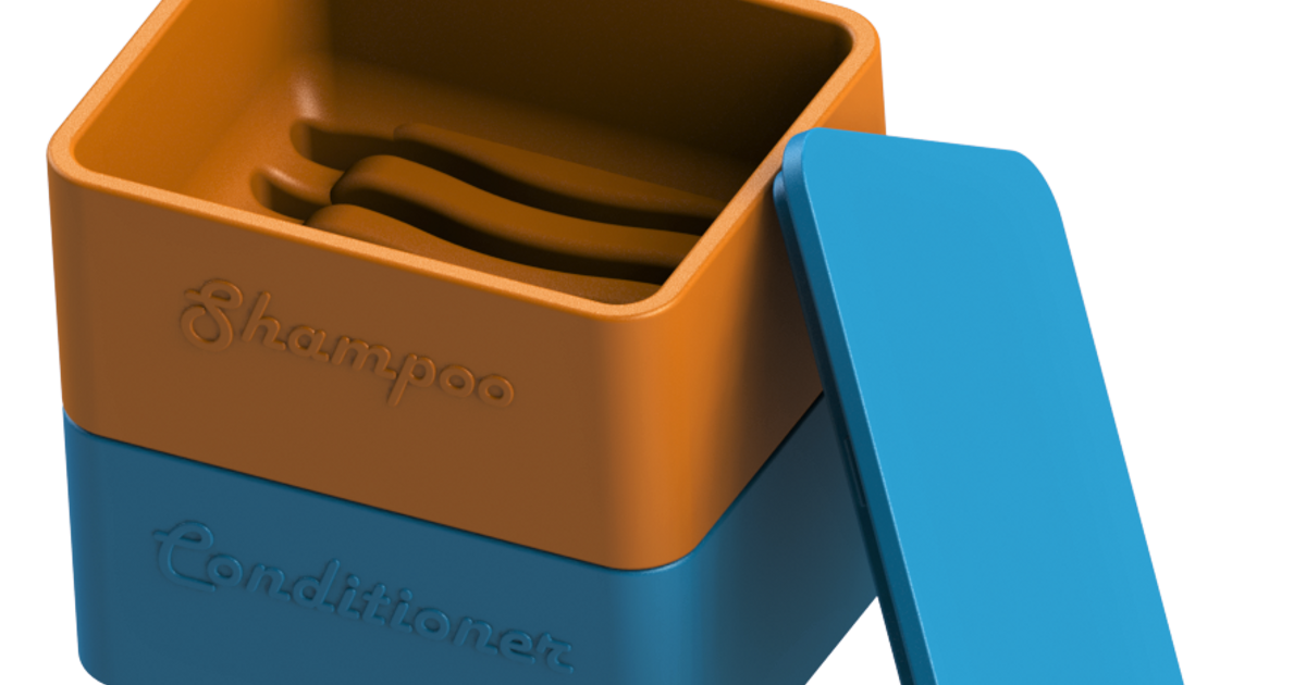 Stackable Shampoo and Conditioner Bar Holder by James4832 Download