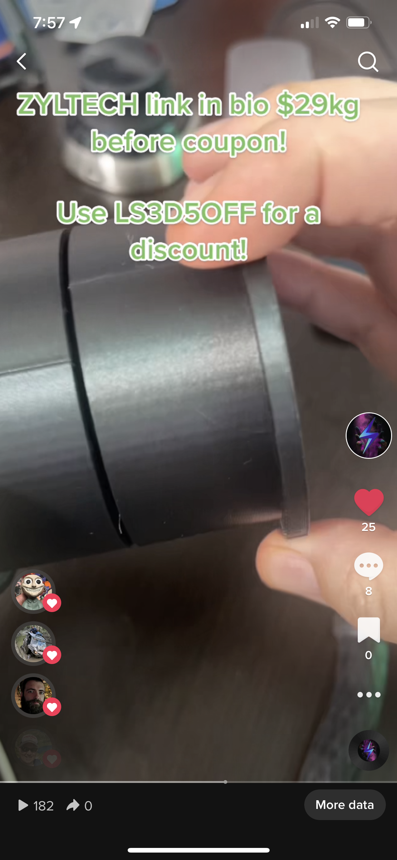 ZYLTECH SPOOL ADAPTER