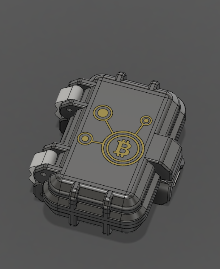 Miniatura 3 do modelo 3D Trezor case