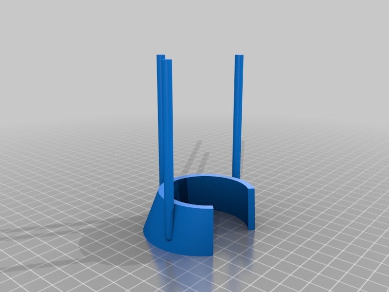 Miniatura 2 do modelo 3D Calabash Pipe Stand