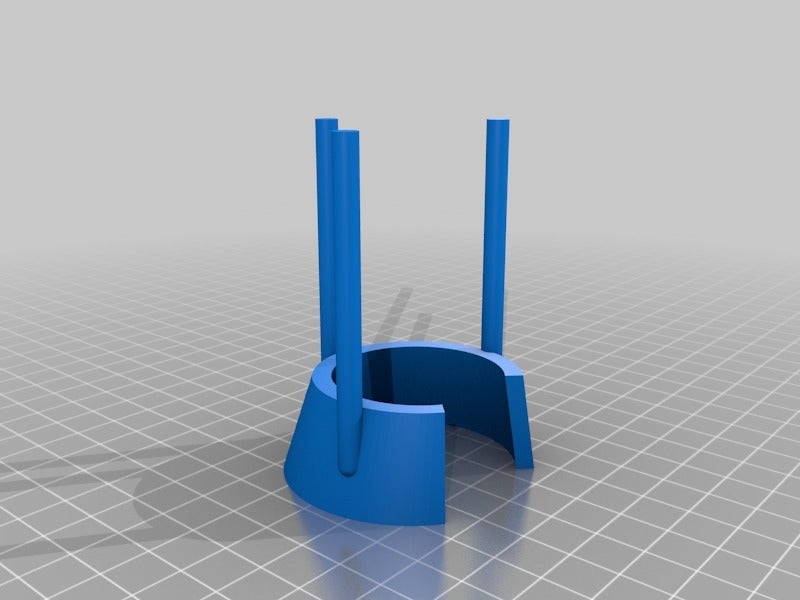 Miniatura 5 do modelo 3D Calabash Pipe Stand