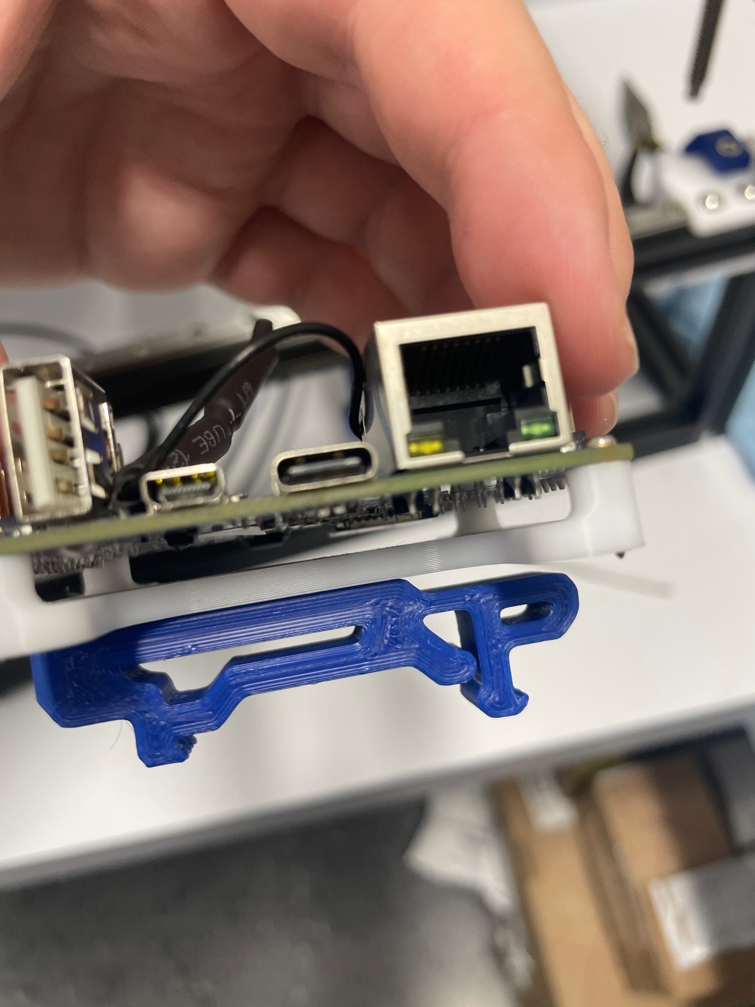 Voron Trident Orangepizero2 DIN Adapter Bracket