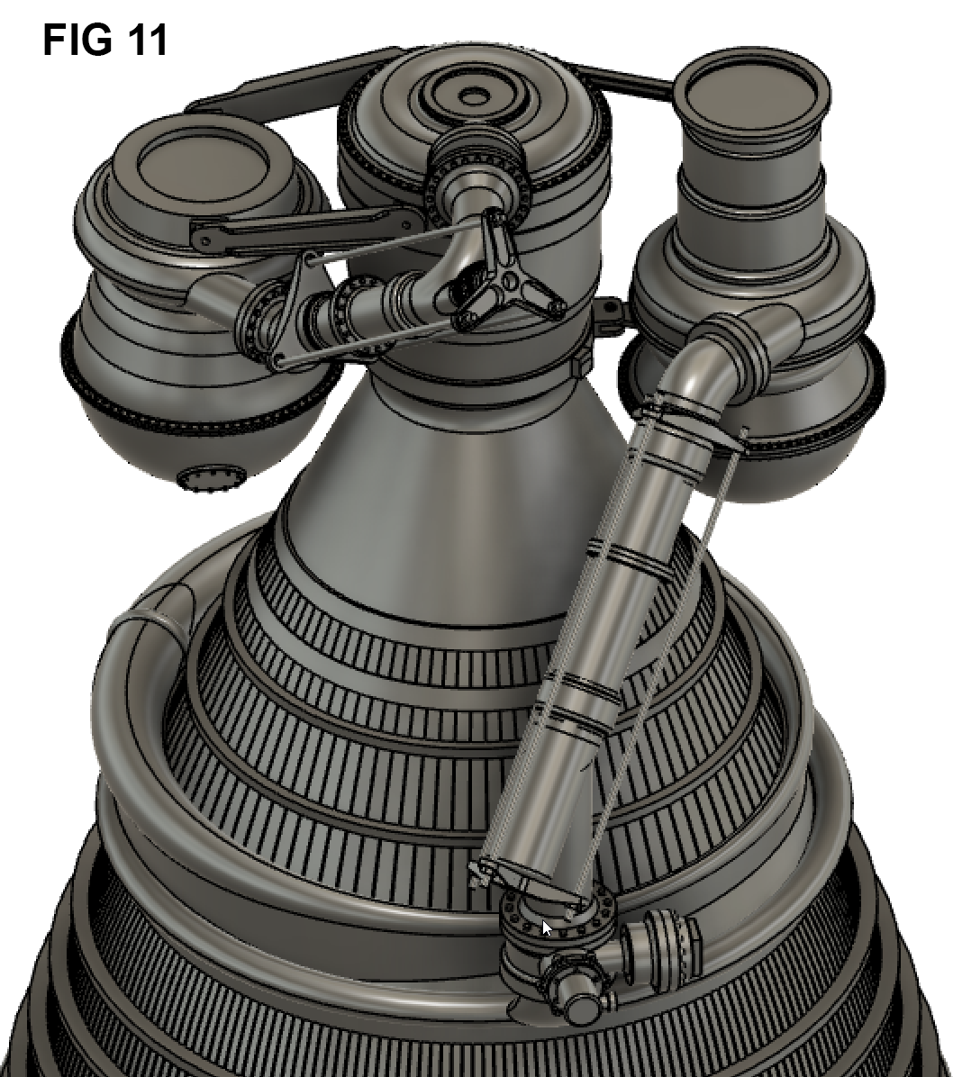Miniatura 21 do modelo 3D J-2 Rocket Engine
