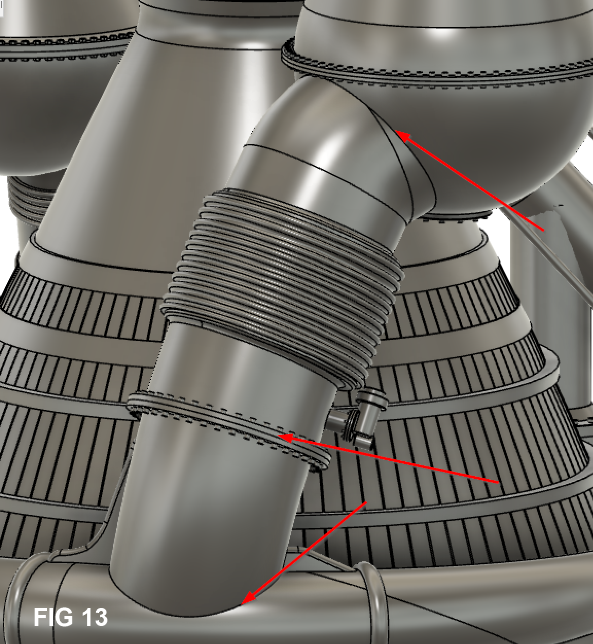 Miniatura 23 do modelo 3D J-2 Rocket Engine