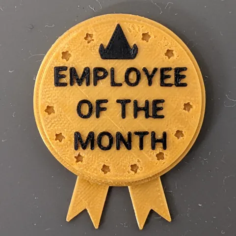 Employee of the Month fridge magnet
