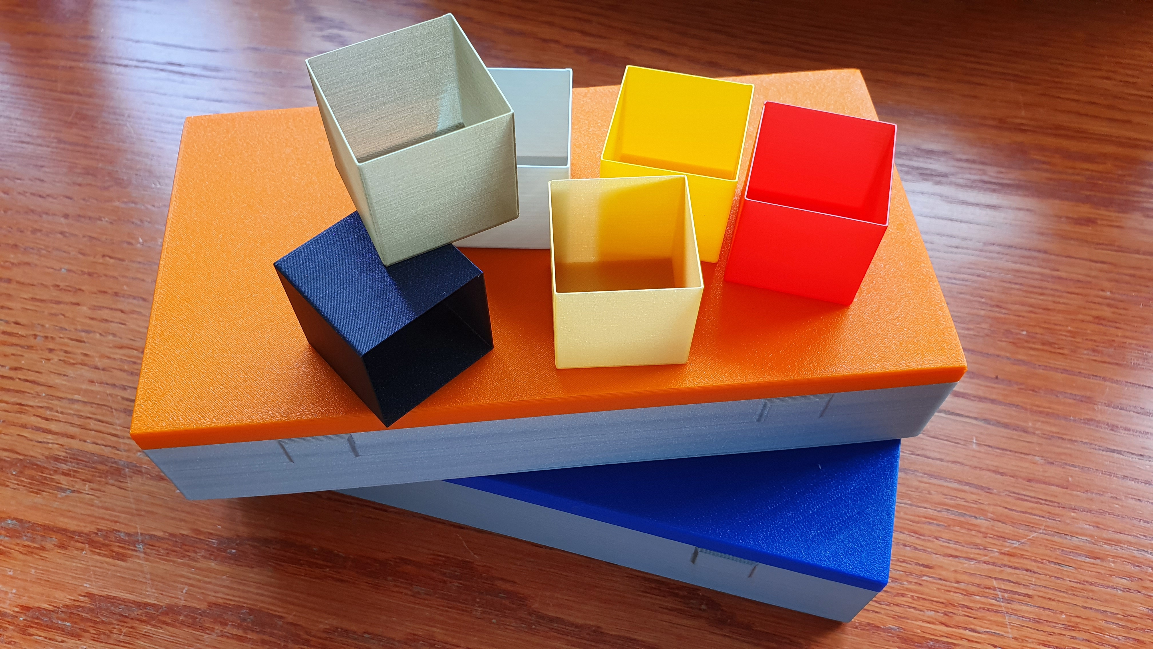 Miniatura 3 do modelo 3D Flow calibration cube assortment box