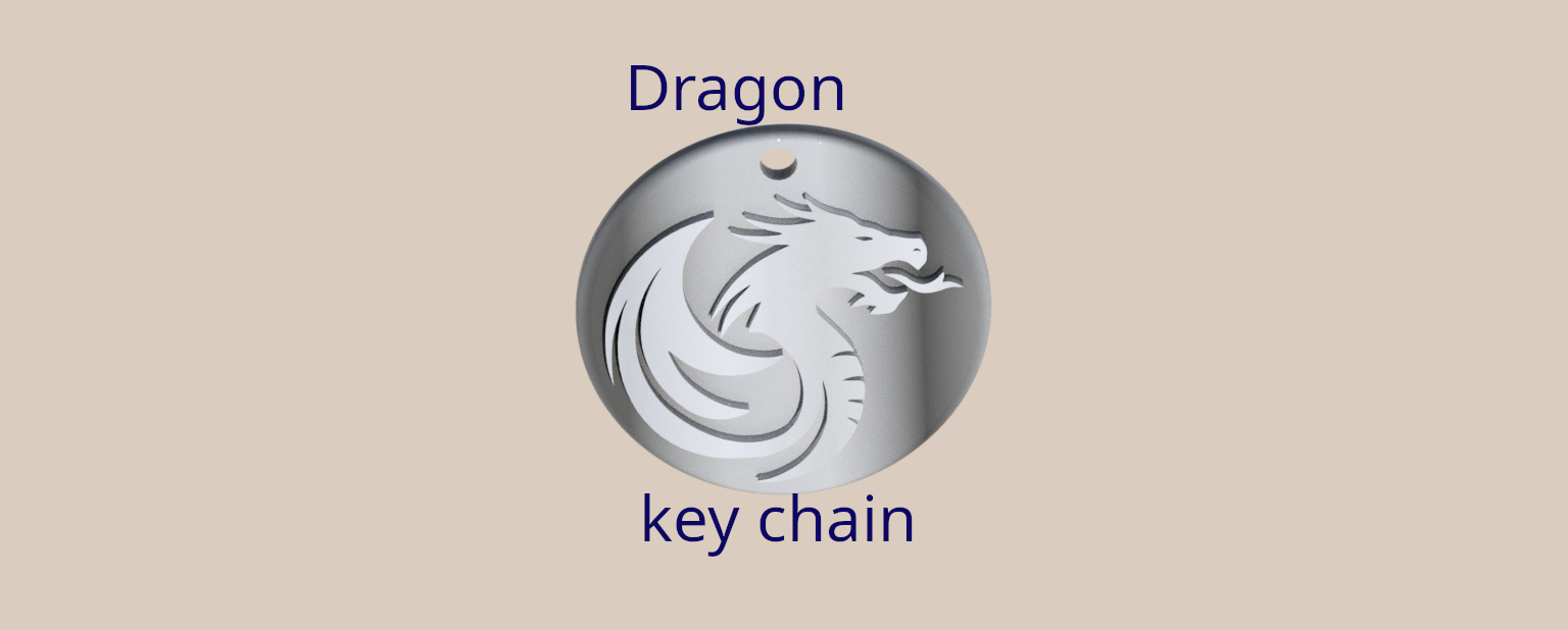 Dragon key chain