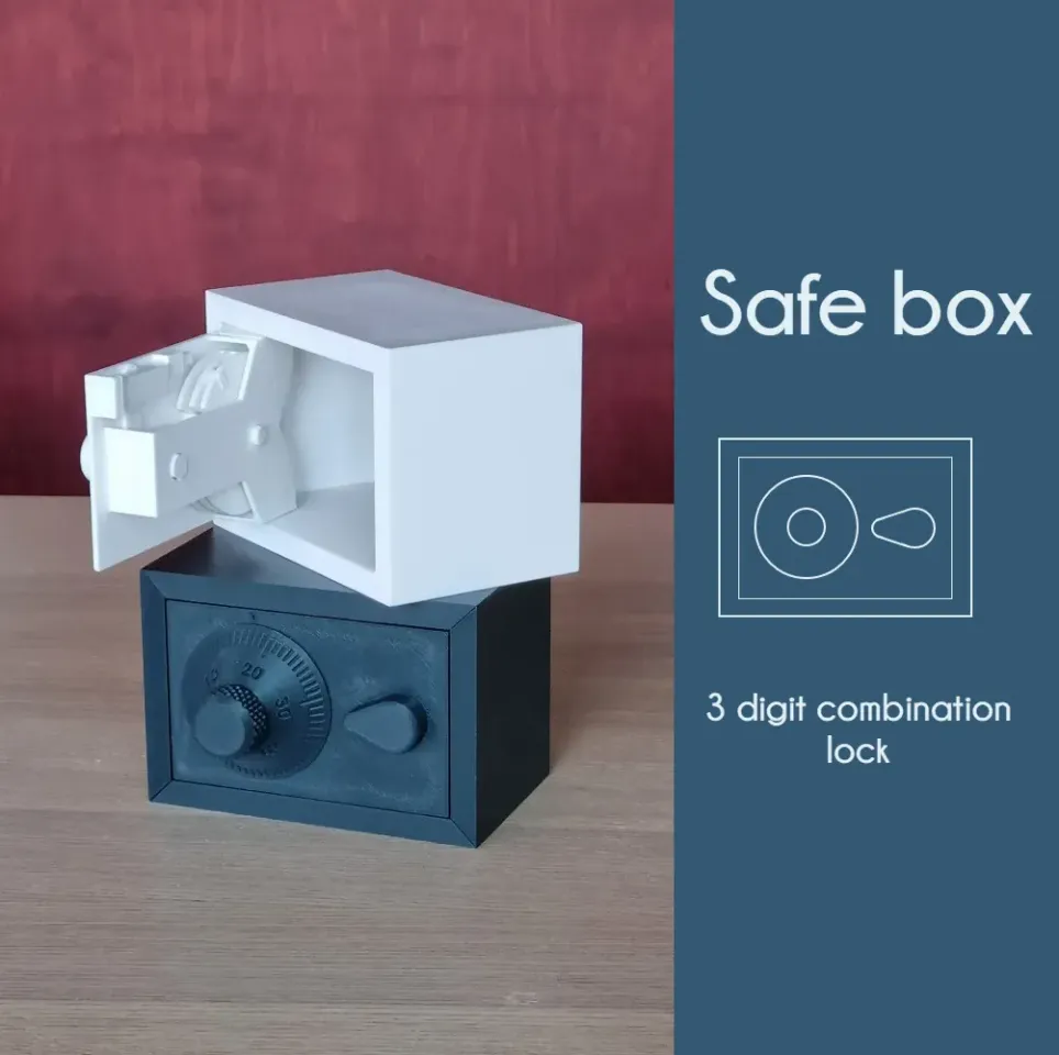 Safe box - 3 digit combination by Hugo