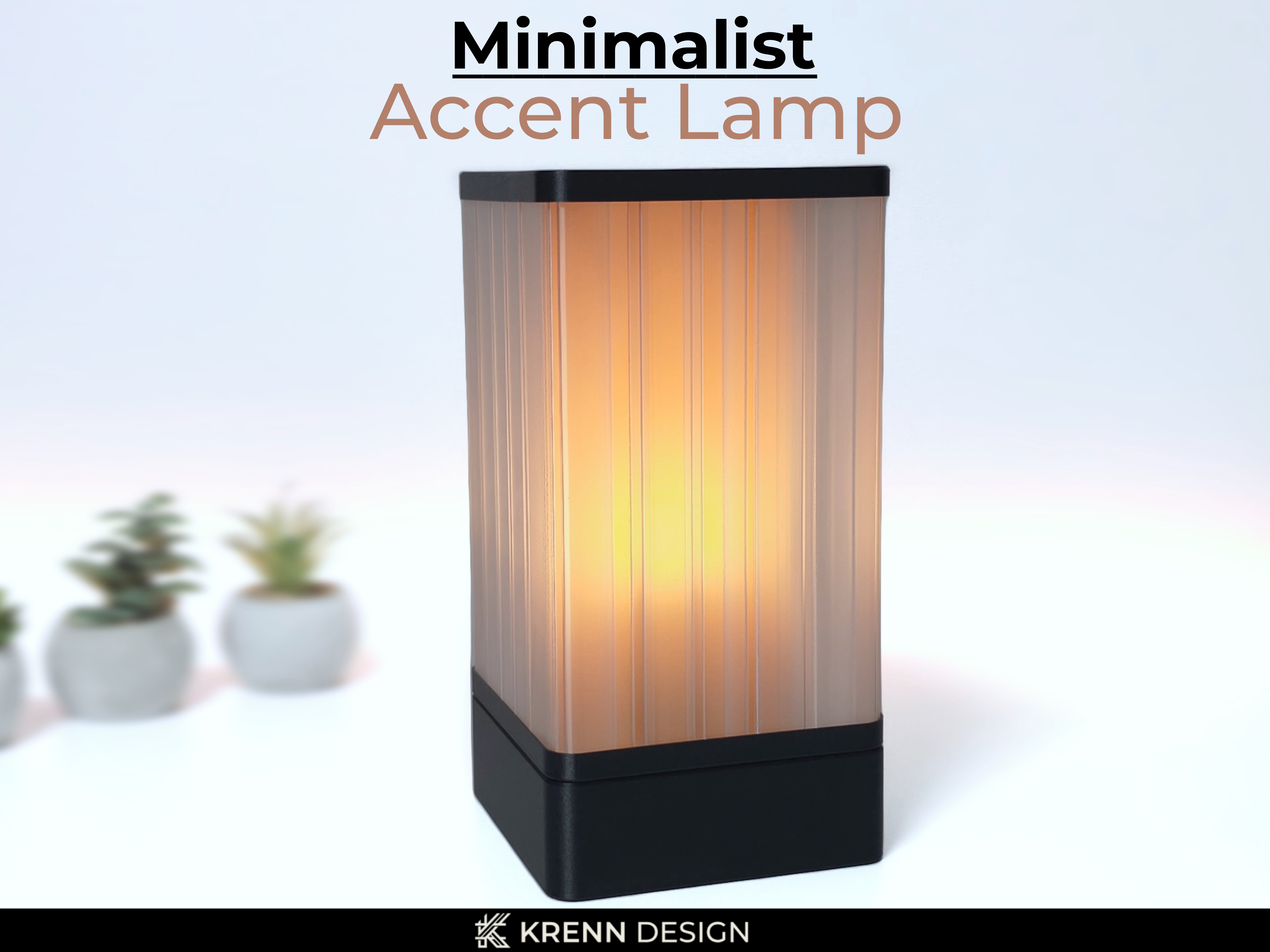 Minimalist Accent Lamp | Free Commercial Use