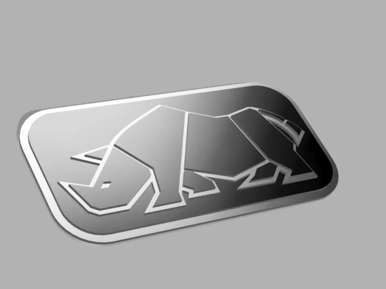 Suzuki Jimny/Samurai/Sierra Retro Rhino Emblem and Keychain by Christiaan  du Toit, Download free STL model