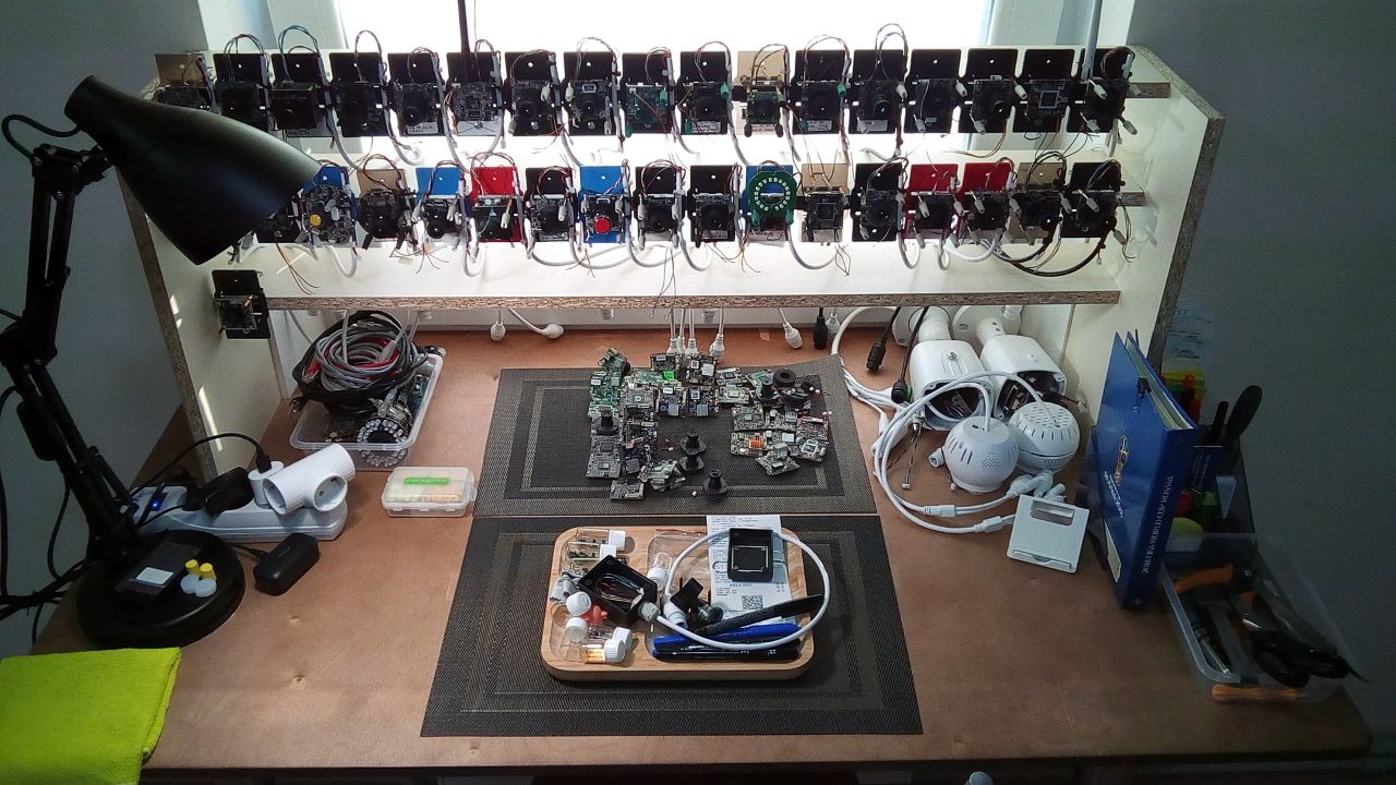 Mount for IP camera board 38x38