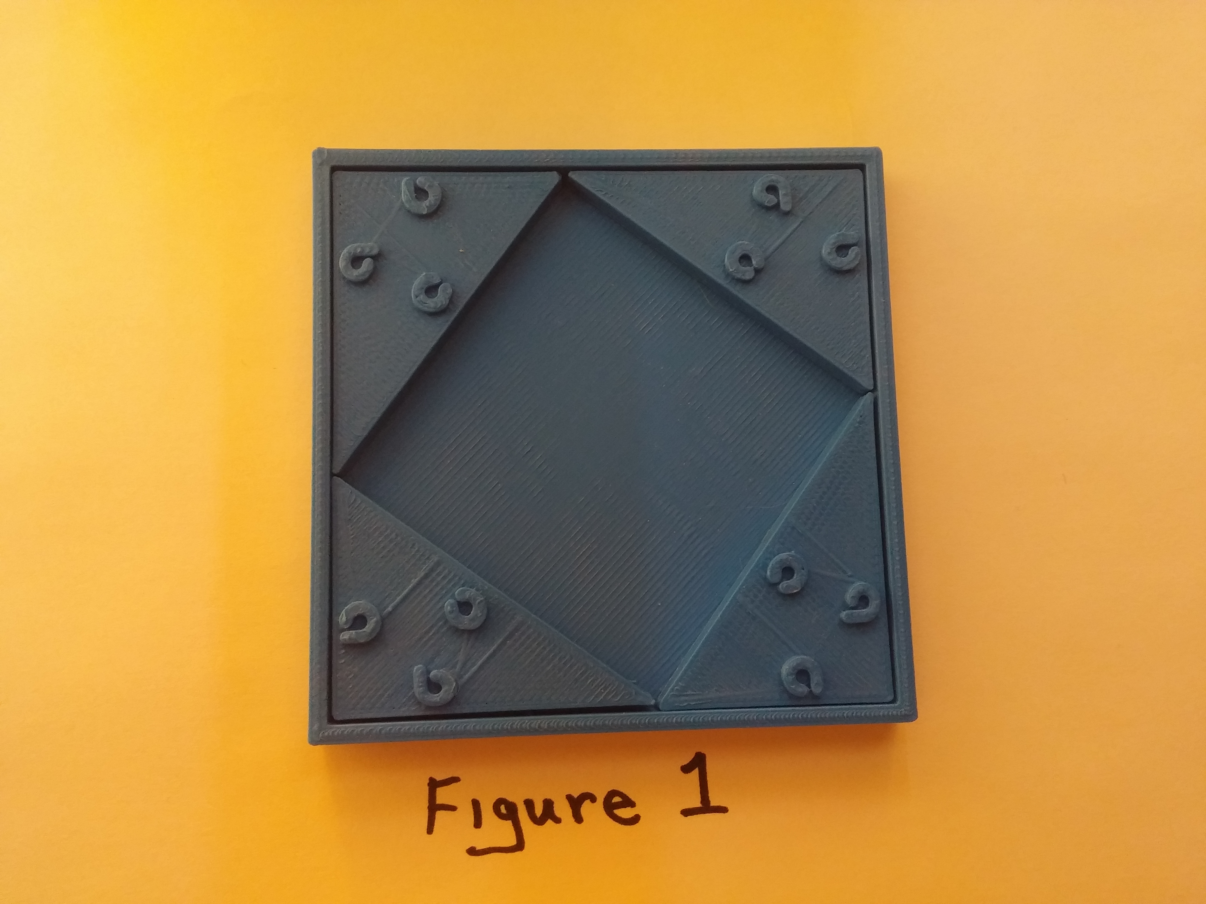 Miniatura 2 do modelo 3D Pythagorean Theorem Proof