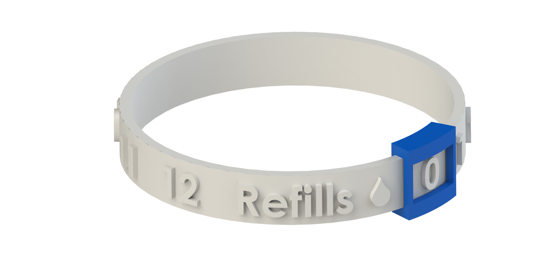 Flexible Glass/ Bottle Refill Counter