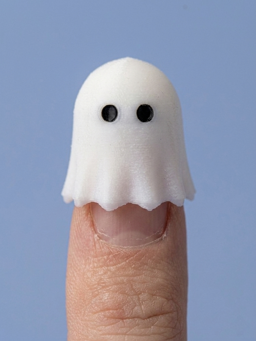 Mini Ghost Buddy | Finger Hat | Keychain