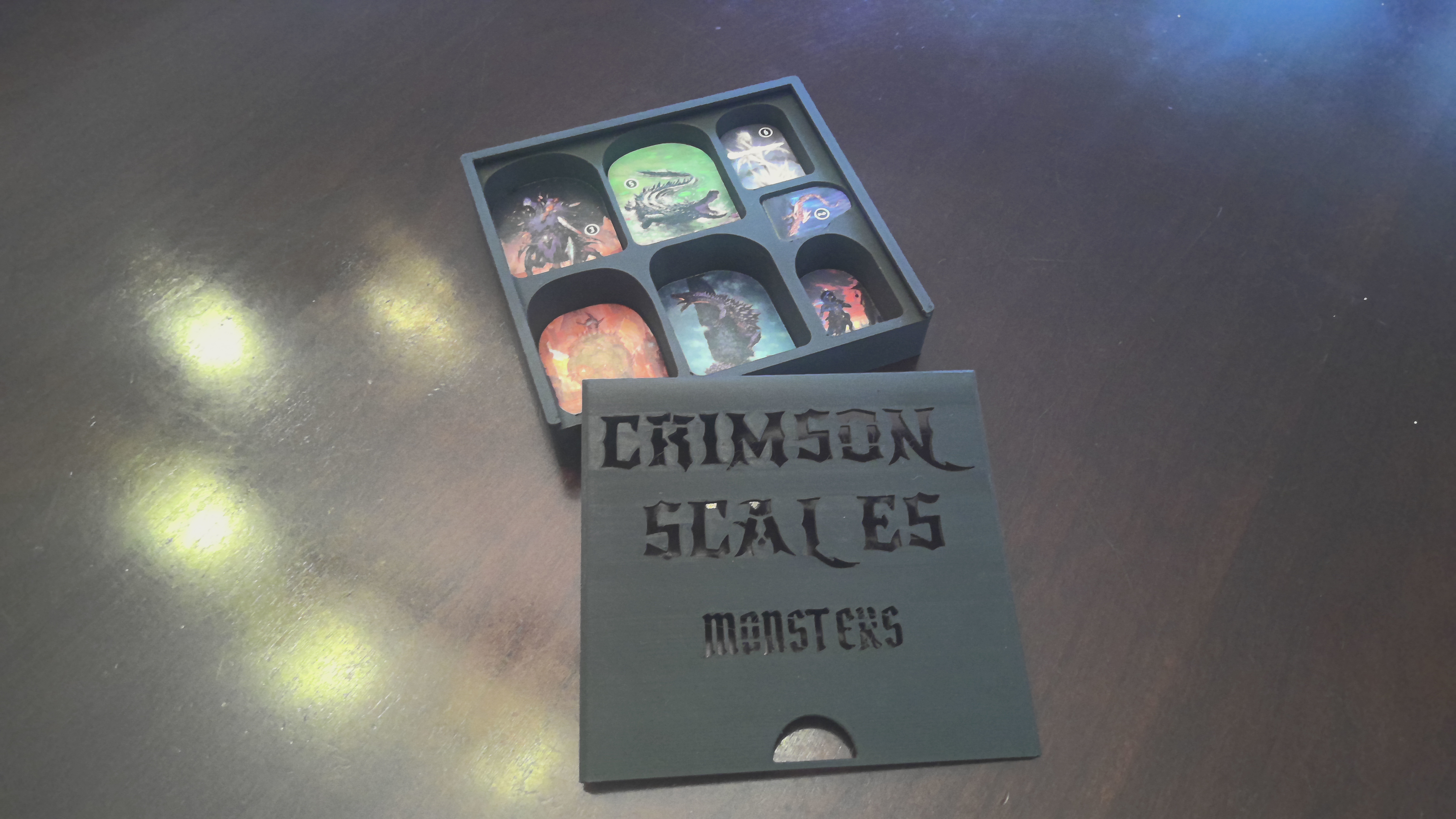 Crimson Scales Monster Standee Organizer