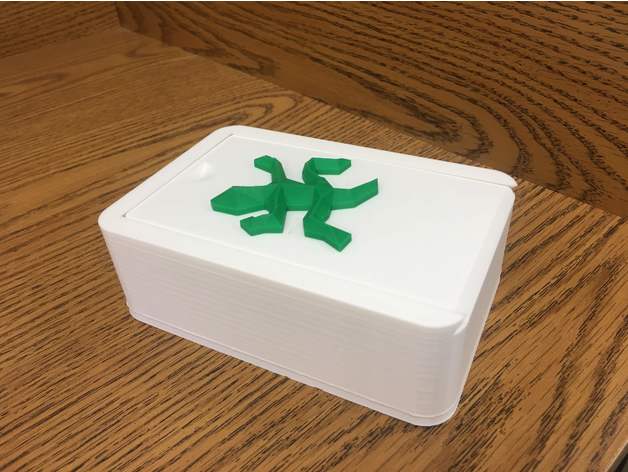 Miniatura 4 do modelo 3D MC Escher Lizard Puzzle & Box
