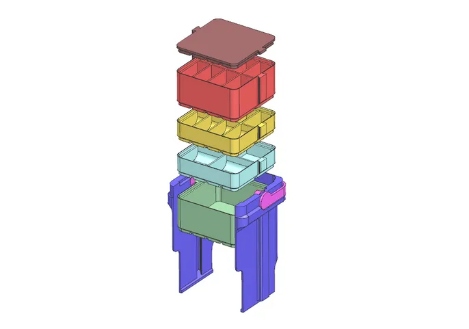 Stackable Sorting-Box-Stack by JL_Design | Download free STL model ...