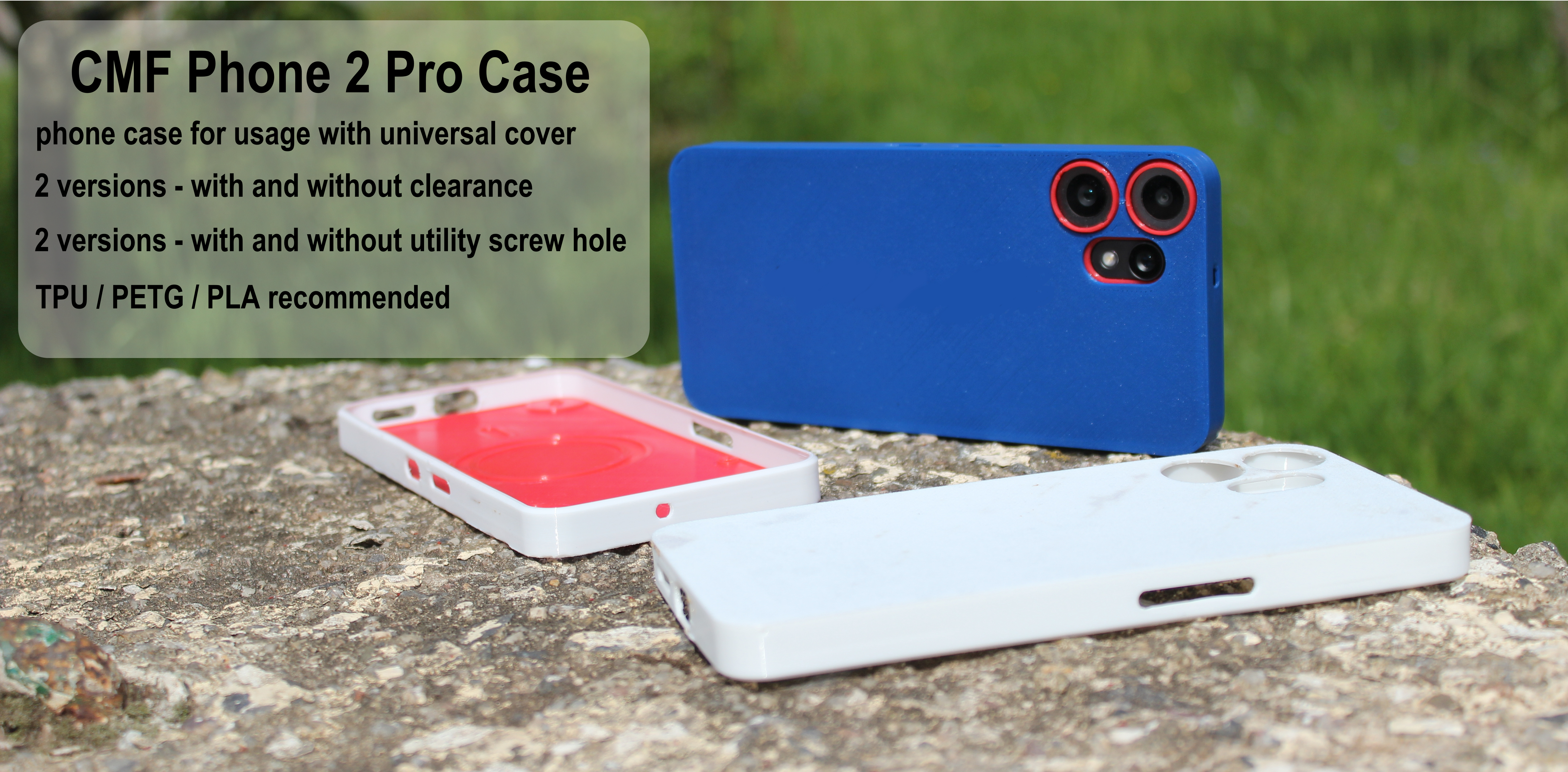 CMF Phone 2 Pro case 3D model thumbnail