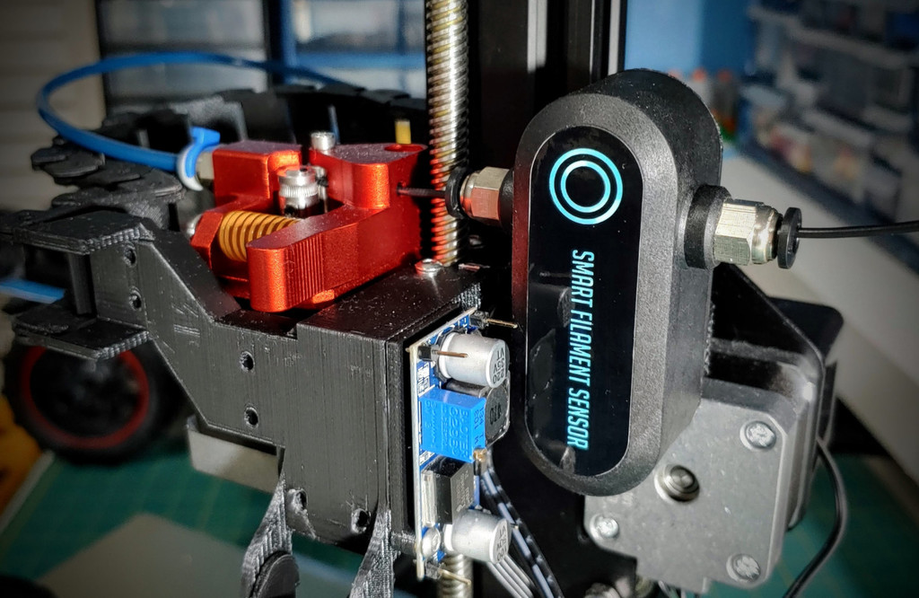 BTT Smart Filament Sensor Mount for Ender 3 with Dual Drive Extruder