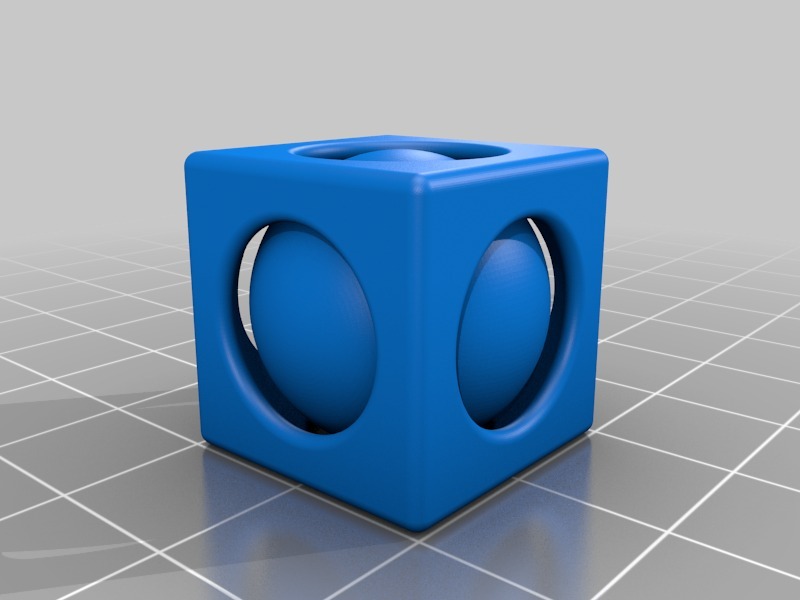 Miniatura 3 do modelo 3D Tiny Cube Gyro