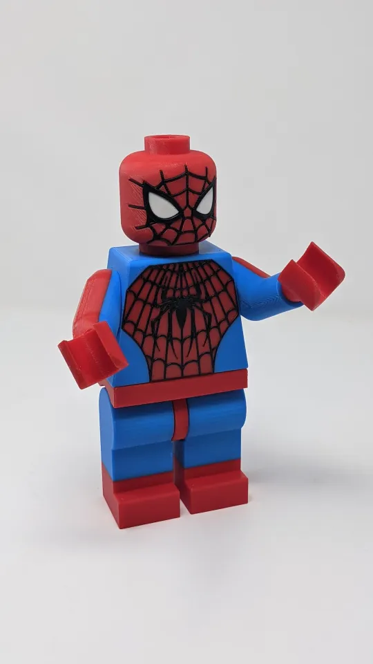 Giant Lego Spiderman (1:5) by IF ONLY 3D | Download free STL model |  