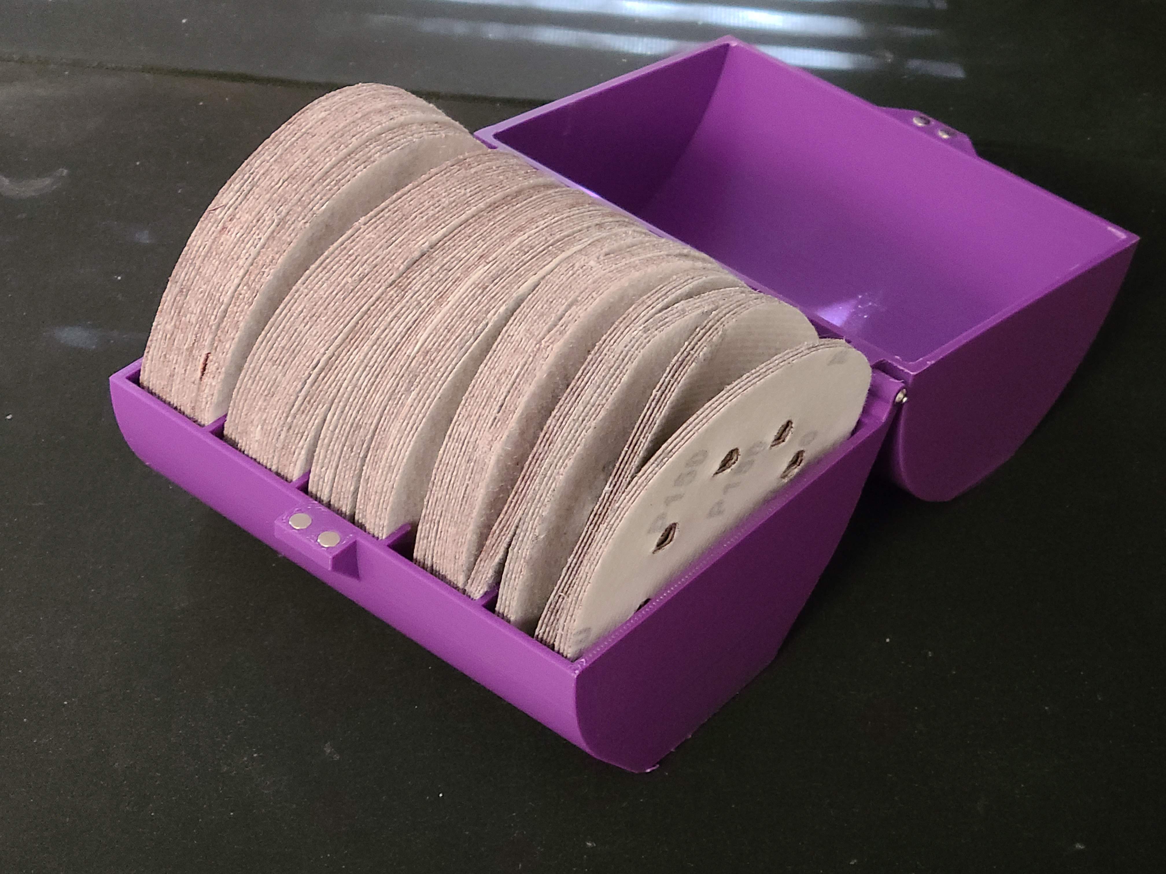 5in Disk Sander Sandpaper Holder by Brian Zak Download free STL model