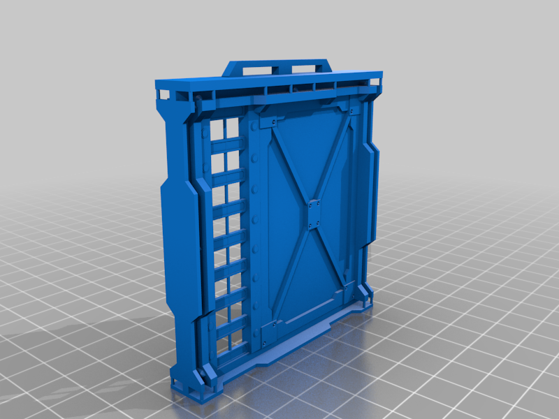 Miniatura 2 do modelo 3D Old school bulkheads