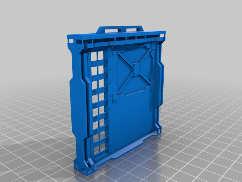 Miniatura 4 do modelo 3D Old school bulkheads
