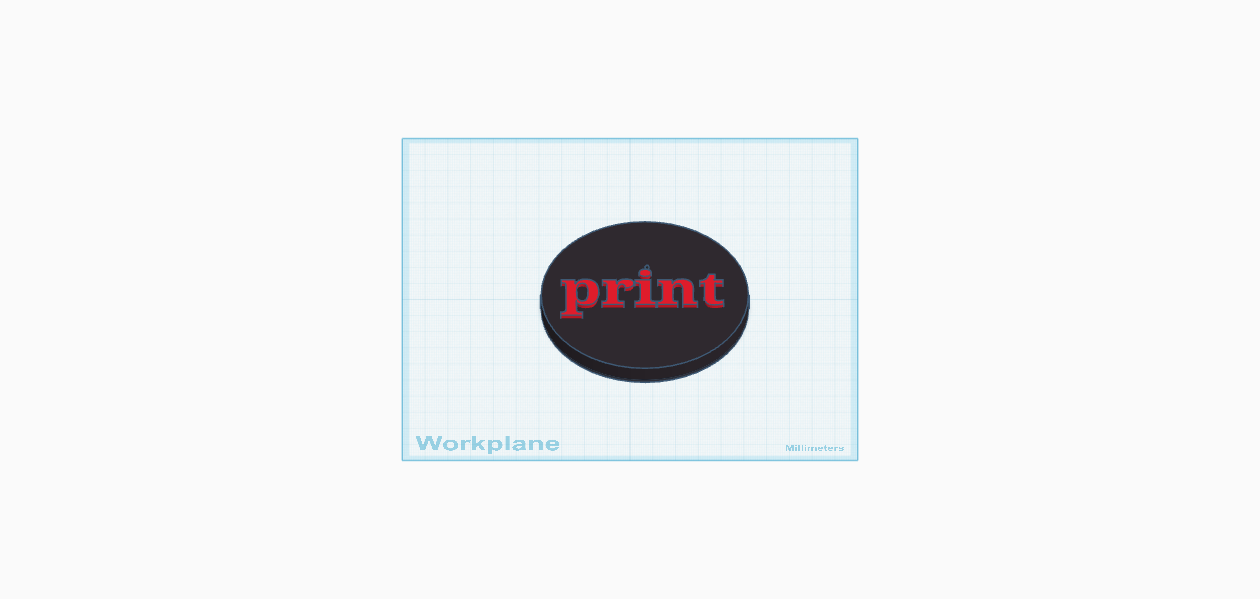 print button