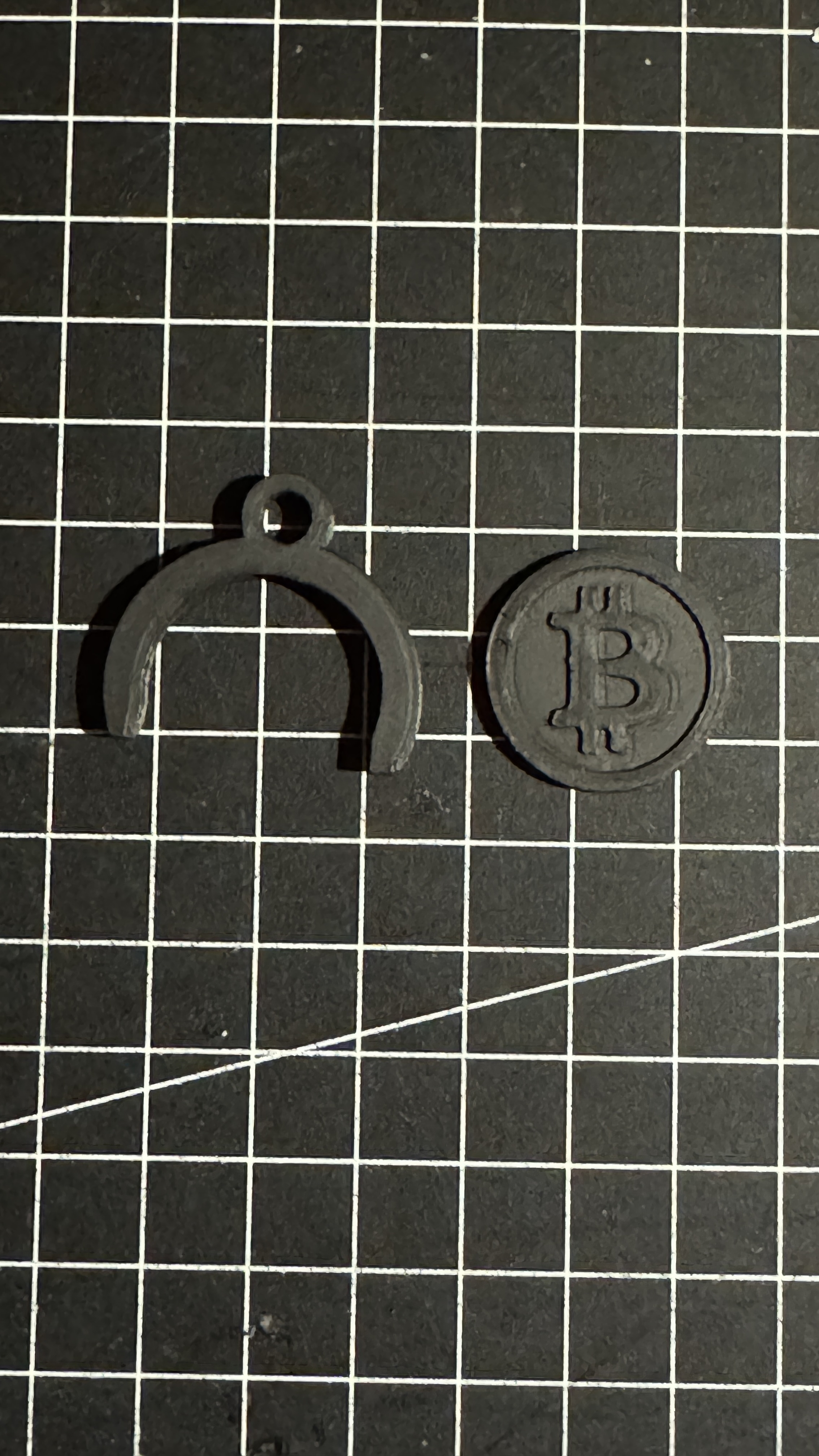 Bitcoin Shopping Cart Chip + Holder