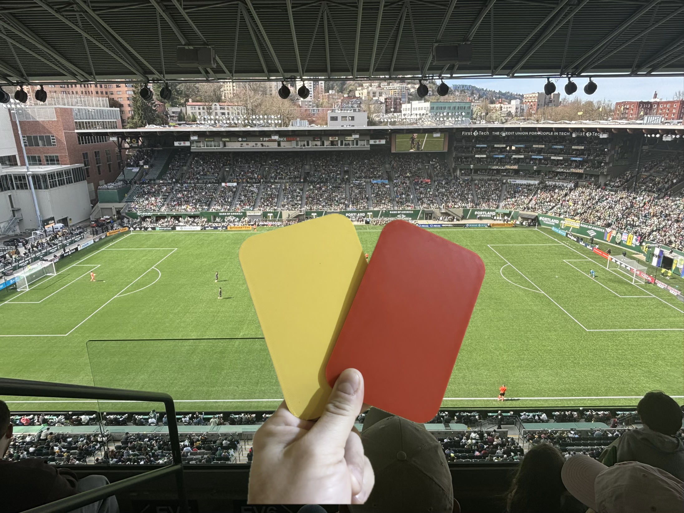 Soccer Yellow Card and Red Card