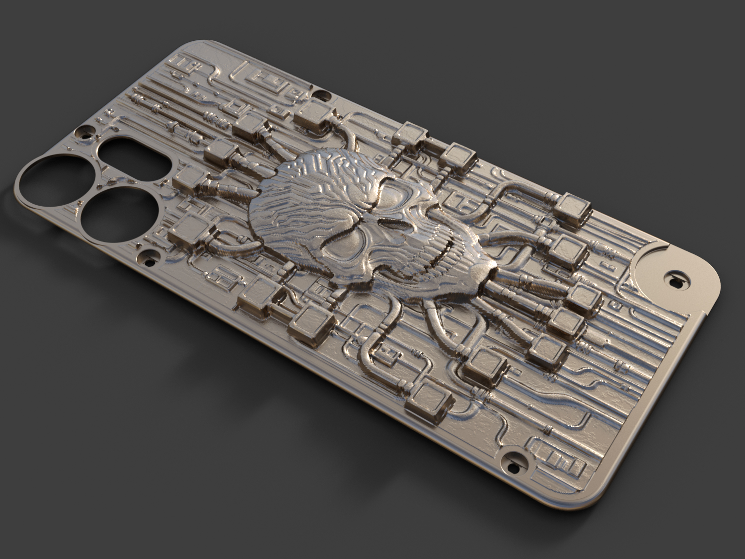 CMF Phone 2 Pro - Cyber SkullNode 3D model thumbnail