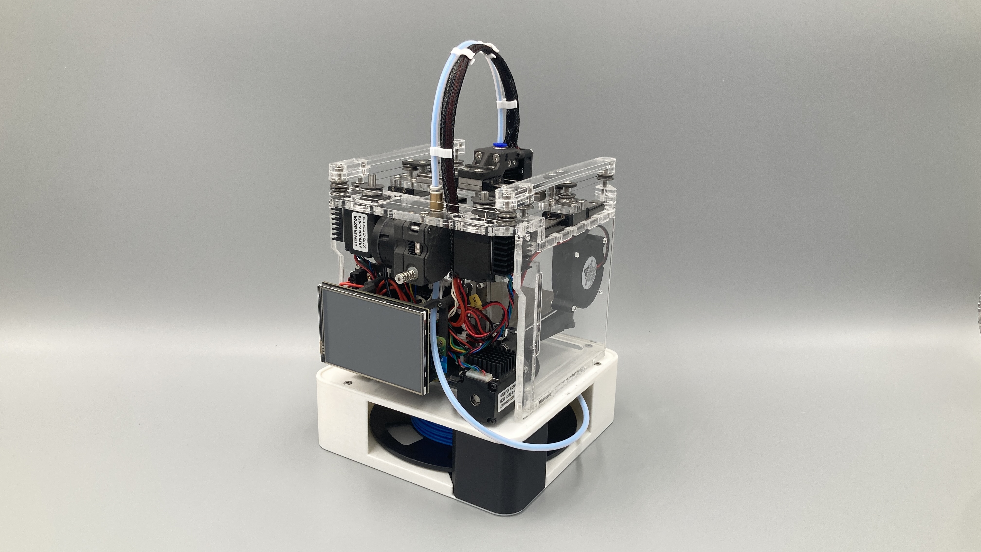 Miniatura 8 do modelo 3D Micro 3D Printer Stand with Spool Storage