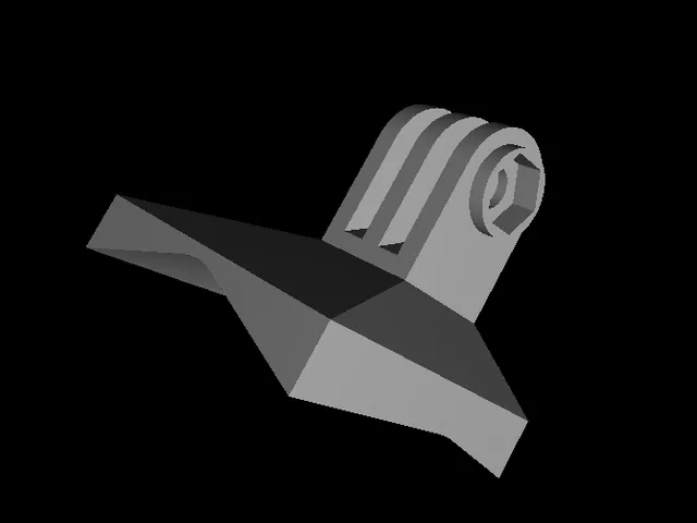 Action Camera Chin Mount For HJC I71 Helmet (ORGINALLY MADE BY GREGLGOMEZ)