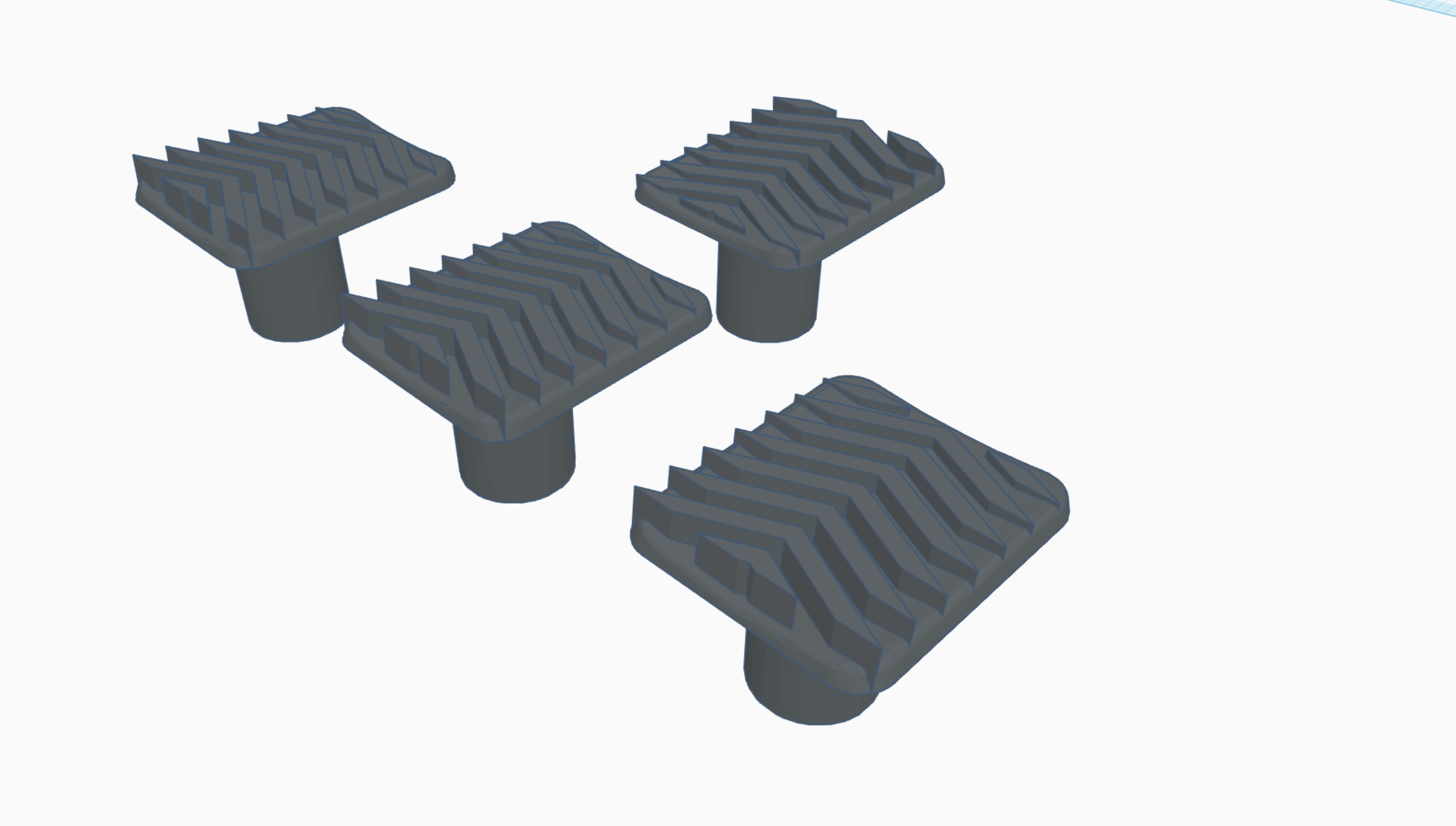 serrated arrow wasd keycaps (no sides)