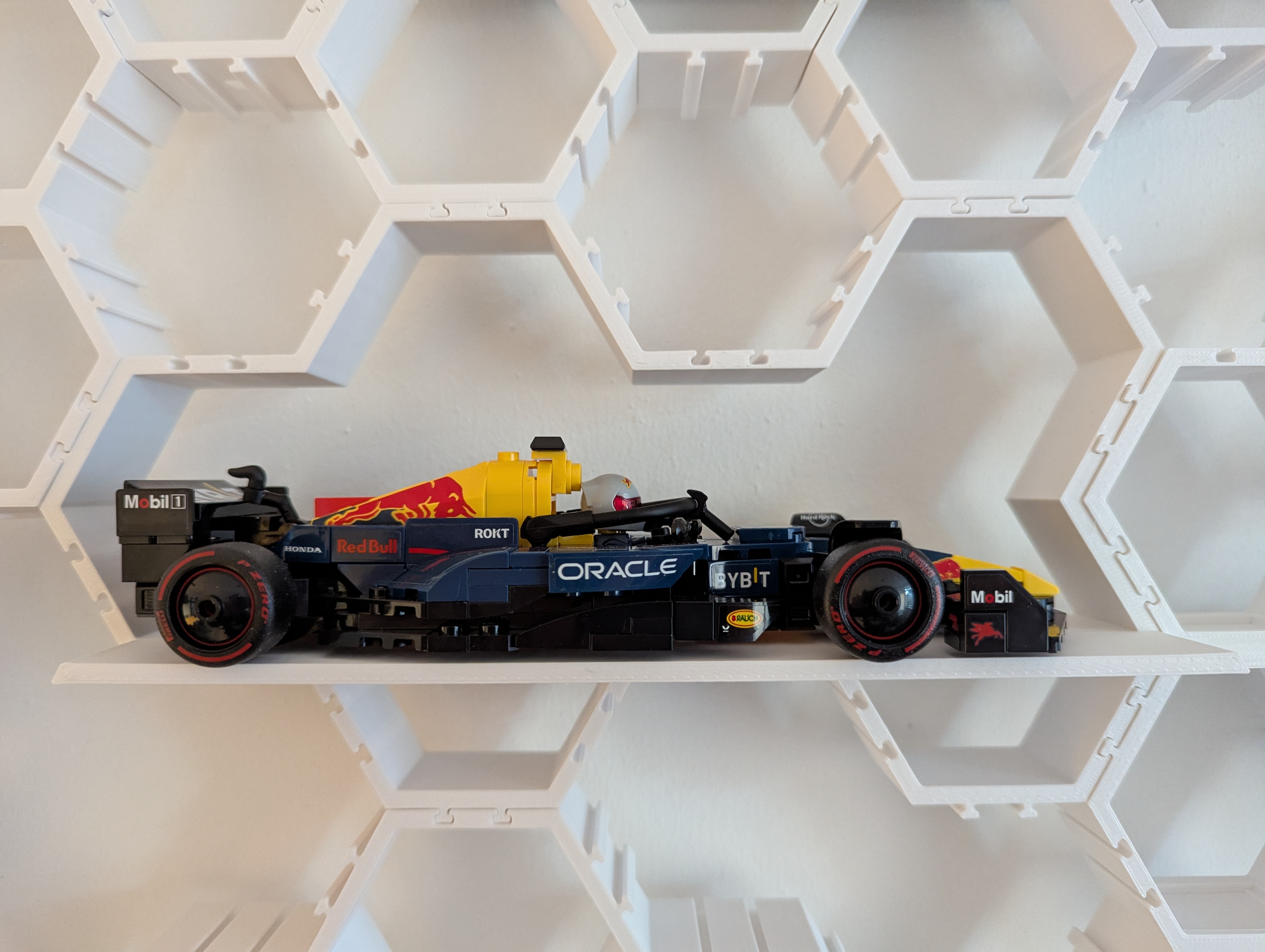 LEGO Hexagon Speed Champions Shelf Remix