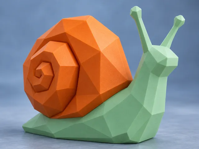 Low Poly Snail