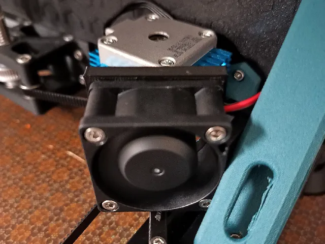 Fan mount for Z motor E3NG (Ender 3 NG)
