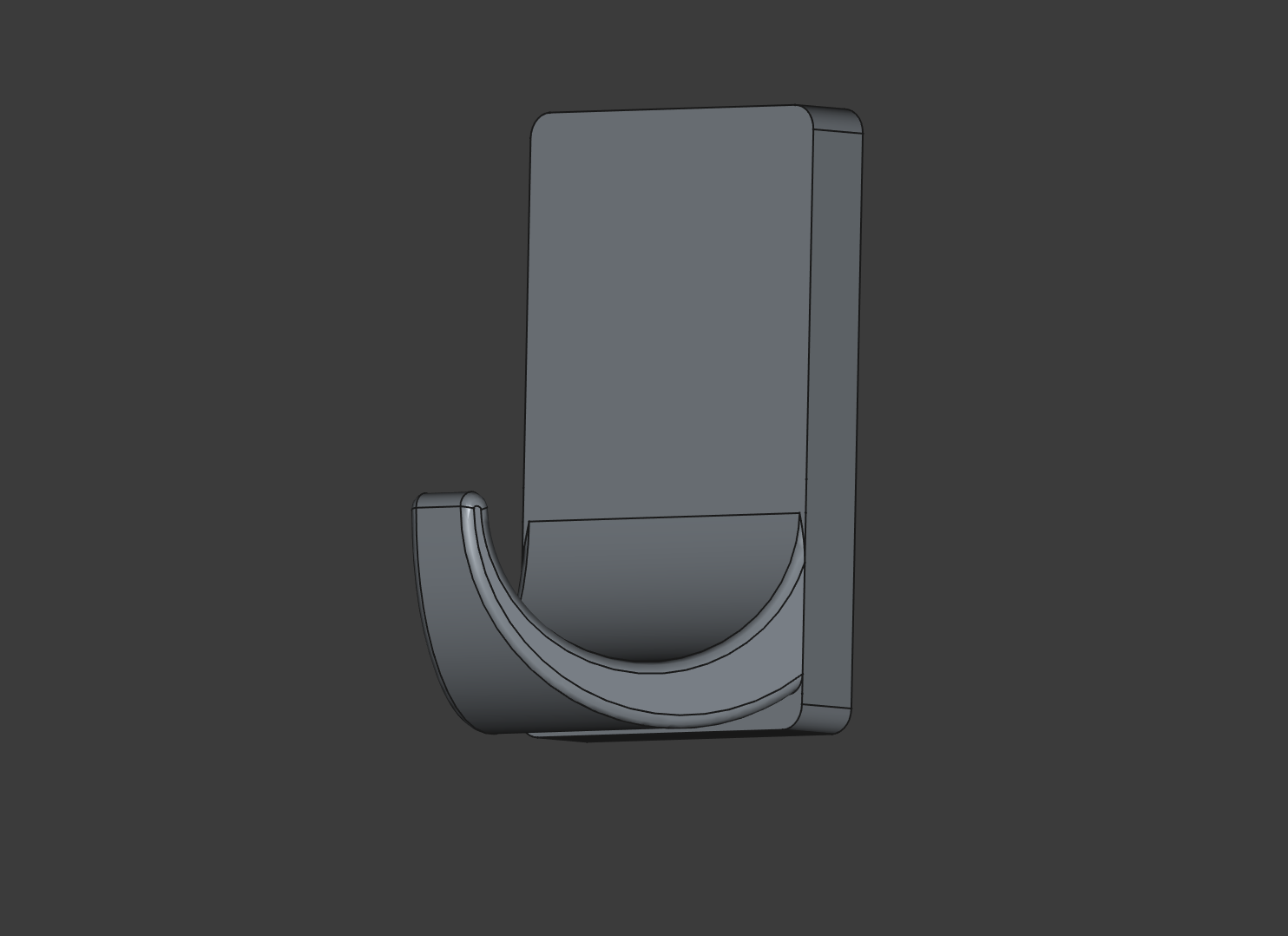 Simple holder 5x3 cm