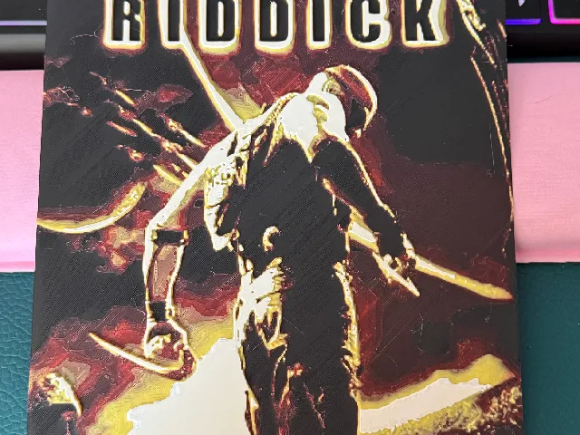 Hueforge Affiche Les Chroniques de Riddick