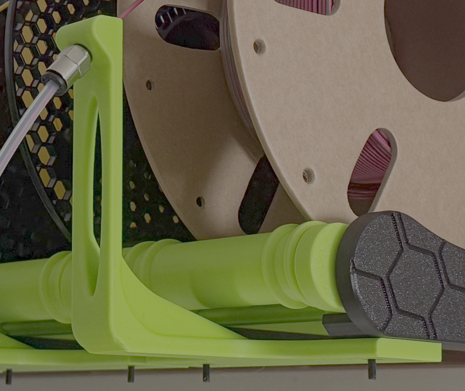 PTFE Filament Guide for ULTIMATE Spool holder wall mounts