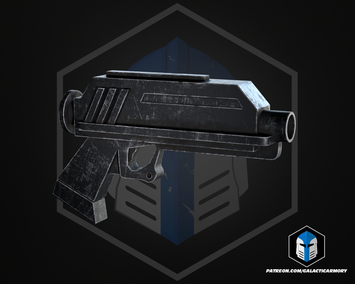 Animated DC-17 Blaster- 3D Print Files