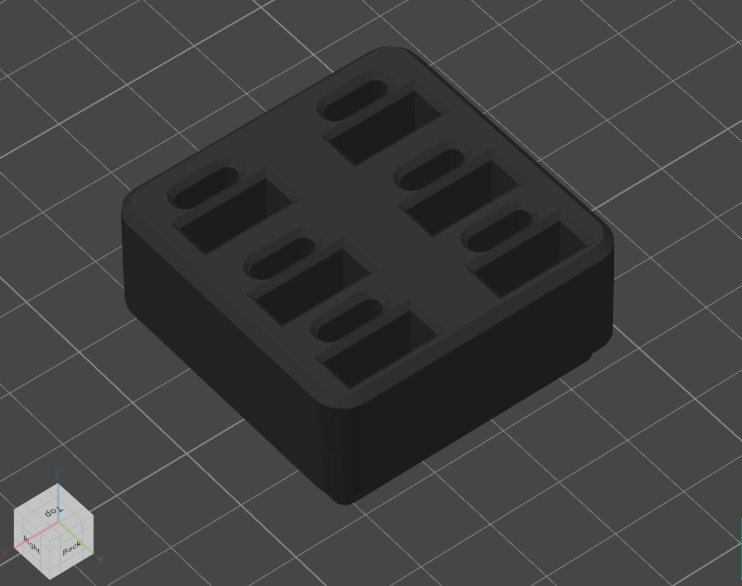 Gridfinity USB holder - 6 x USB-A, 6 x USB-C